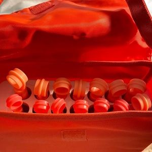 CONAIR 14 pc electric stick hair rollers in a carrying case